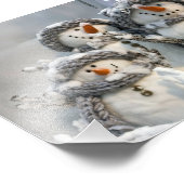 Erweiterung des Weihnachtsschneemanns Foto (Ecke)