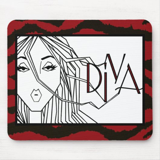 "Erweiterungen der DIVAtude" Mousepad (Vorne)