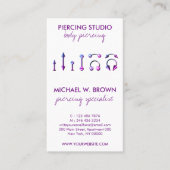 Erweiterungen der Pflegeanweisungen für Ohren Visitenkarte (Vorderseite)