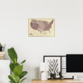 Erwerb von US-Territorien Poster (Heimbüro)
