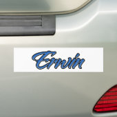 Erwin Name blue Aufkleber Sticker Autoaufkleber (Auf Auto)