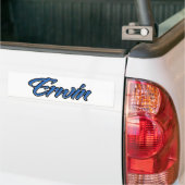 Erwin Name blue Aufkleber Sticker Autoaufkleber (Auf Lkw)