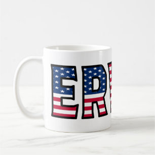 Erwin Name Vorname USA styled Tasse Kaffeetasse