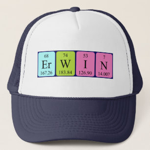 Erwin-Periodensystemnamenhut Truckerkappe