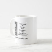 Erwin Schrödinger Physik Chemistry Statistical Kaffeetasse (Vorderseite Links)