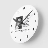 Erwin Schrödinger Physik Chemistry Statistical Runde Wanduhr (Winkel)