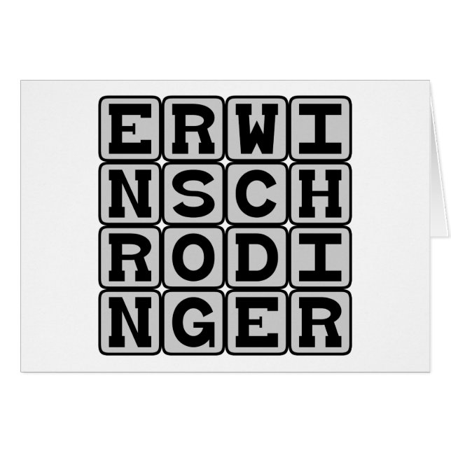 Erwin Schrodinger, Quantentheoretiker (Vorderseite (Horizontal))