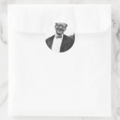 Erwin Schrodinger Runder Aufkleber (Tasche)