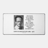 Erwin Schrödinger Task "Thunfisch bis heute denken Schreibtischunterlage (Vorderseite)