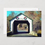 Erwinna Covered Bridge Postkarte (Vorne/Hinten)