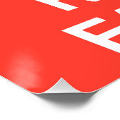 Erwischen Sie Mad und widerstehen Sie dem Faschism Poster (Ecke)