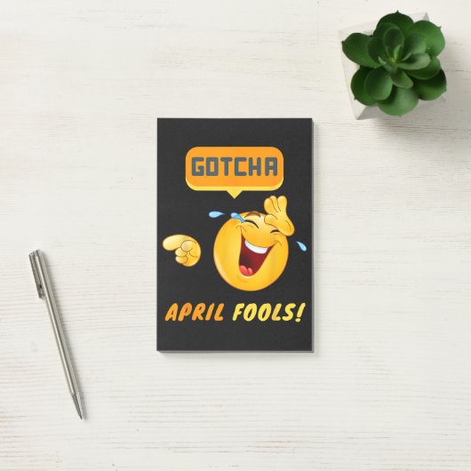 ERWISCHT - April-Scherztag Lustig Post-it Klebezettel (Büro)
