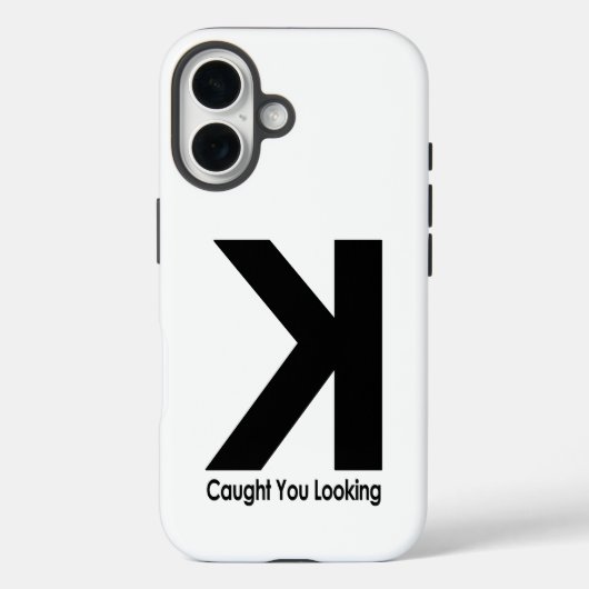 Erwischt beim Hinsehen – Lustige Baseball-Pitcher- Case-Mate iPhone Hülle (Rückseite)