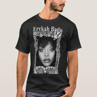 Erykah Badu - Schwarzer Rusty T-Shirt