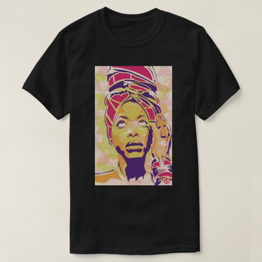 Erykah Badu T-Shirt (Design vorne)