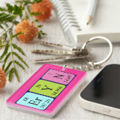 Eryn Periodenschlüsselring Schlüsselanhänger (Vorderseite rechts)