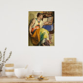 Erythraean Sibyl von Michelangelo Poster (Küche)