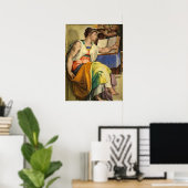 Erythraean Sibyl von Michelangelo Poster (Heimbüro)