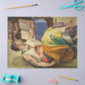 Erythraean Sibyl von Michelangelo Seidenpapier (Basteln)