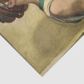 Erythraean Sibyl von Michelangelo Seidenpapier (Detail)