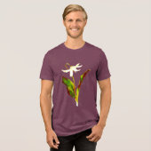 Erythronium Grandiflorum  Tri-Blend Shirt (Vorderseite voll)