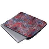 Erythrozytengewebe mit weicher Lichtflare oder auf Laptopschutzhülle (Vorne Knopf)