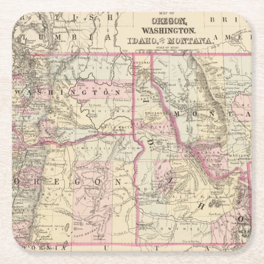 Erz, Wäsche, IDA, Mont Rechteckiger Pappuntersetzer (Vorderseite)