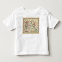 Erz, Wäsche, Idaho, Mont Karte durch Mitchell