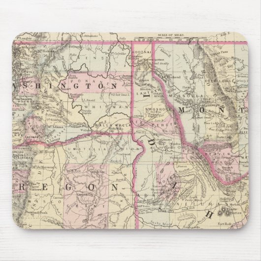 Erz, Wash, Ida, Mont Mousepad (Vorne)