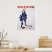 Erzähl das den Marinen Poster (Küche)