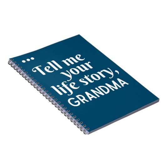 Erzähl deine Lebensgeschichte, Oma-Geschenk Notizblock (Rechte Seite)