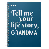 Erzähl deine Lebensgeschichte, Oma-Geschenk Notizblock (Vorderseite)
