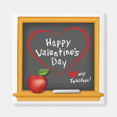 Erzähl deinem Lehrer den glücklichen Valentinstag! Magnet (Vorne)