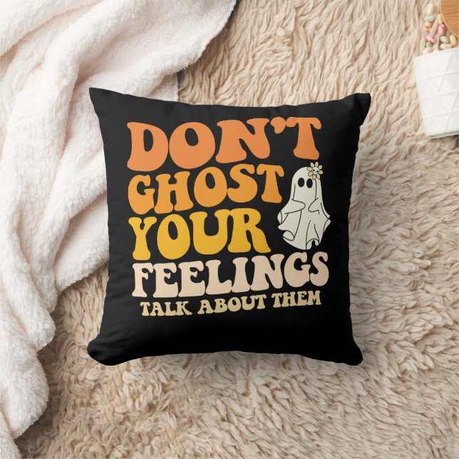 Erzähl deinen Gefühlen nichts über Hallowee. Kissen (Decke)