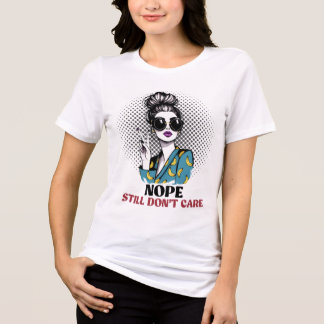 Erzähl der Welt, dass dir das T-Shirt immer noch e Tri-Blend Shirt