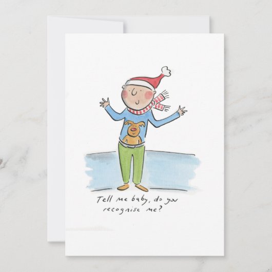 Erzähl mir Baby Einladung (Vorderseite)