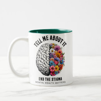 Erzähl mir davon (Fragen der psychischen Gesundhei Zweifarbige Tasse