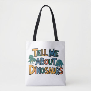 Erzähl mir von Dinosauriern Tasche