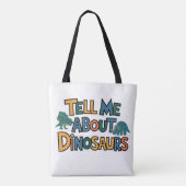 Erzähl mir von Dinosauriern Tasche (Rückseite)