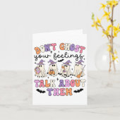 Erzähl nicht dein Gefühl, wenn du über sie berät Karte (Gelbe Blume)