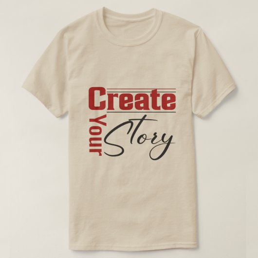Erzähle dein eigenes T-Shirt (Design vorne)