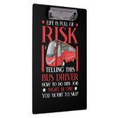 Erzählen dieses Busfahrers Klemmbrett (Rechts)