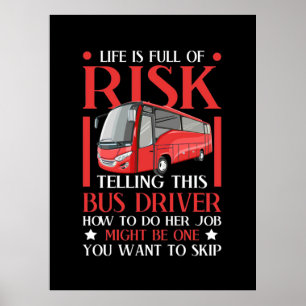 Erzählen dieses Busfahrers Poster