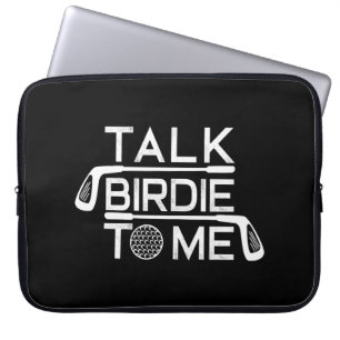 Erzählen Sie Birdie zu mir Funny Golf Golfer Golf Laptopschutzhülle