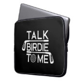 Erzählen Sie Birdie zu mir Funny Golf Golfer Golfs Laptopschutzhülle (Vorderseite Links)