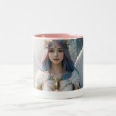 Erzählen Sie die Geschichte des Artikels und erklä Zweifarbige Tasse (Mittel)