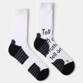 Erzählen Sie die Socken der wahren Crew (Rechts)