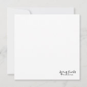 Erzählen Sie die Storys-Flachgrüßkarte (Rückseite)