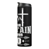 Erzählen Sie Ihrem Berg Thermosbecher (Nach rechts gedreht)