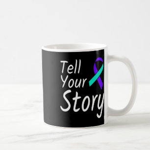 Erzählen Sie Ihren "Story Suicide Prevention Ribbo Kaffeetasse